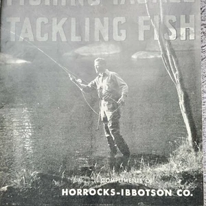1939 Horrocks Ibbotson Fishing Tackle Rod Reel Bait Catalog Brochure Reference - Picture 1 of 8