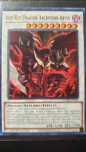Hot Red Dragon Archfiend Abyss 1st Ed MGED-EN068 M Yu-Gi-Oh Maximum Gold ED - Picture 1 of 2