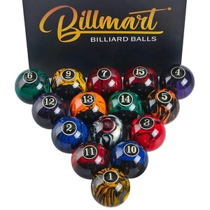 Billmart Premium Billardkugeln Billardtisch Zubehör 2-1/4" reguläre Größe - Bild 1 von 5