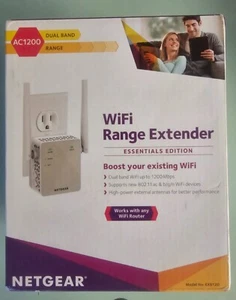 NETGEAR EX6120100NAS Wi-Fi Range Extender Boost Wi-Fi New - Picture 1 of 3