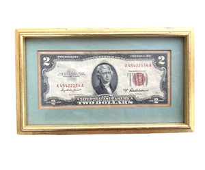 1953 two Dollar Bill Legal Tender United States RED SEAL - Picture 1 of 9