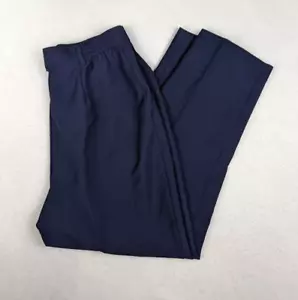 Counterparts Petites Women's Pants Size 16P Blue High Rise Pleated Dress Pants - Picture 1 of 11