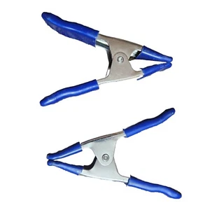 2 Shadow Cloth Tent Clip Spring Clip Appearance Galvanized Elastic Large Metal  - Picture 1 of 1