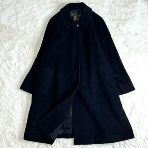 Abrigo Burberry's Angora Lana Balmacaan Talla 9 Negro JAPÓN - Imagen 1 de 13