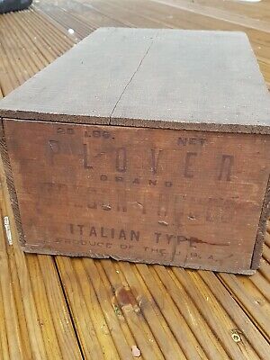 Caja/caja De Madera Vintage De EE. UU. Ciruelas Pasas De Oregon • 17.30€