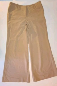 The Limited High Waist Wide Leg Dress Pants Size 8 32×30 Camel - Picture 1 of 8