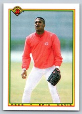 1990  Bowman #58 Eric Davis Cincinnati Reds