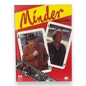 Vintage 1986 Minder TV Show Hardcover Annual Storybook 63 Pages - Picture 1 of 3