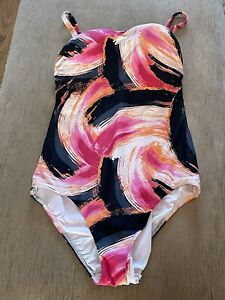 Next Ladies Size 14 Tummy Control Swimsuit One Piece Swimming Costume