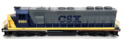 WILLIAMS ~ O GA ~ CSX TRANSPORTATION ~ SD45 DIESEL ~ CAB# 8960 ~ #SD45-203 - Image 1 of 4