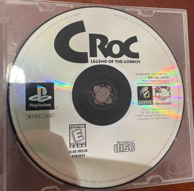 Croc: Legend of the Gobbos (Sony PlayStation 1, 1998) - DISC ONLY - Image 1 of 2