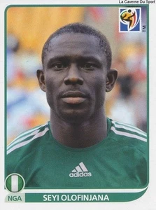 136 SEYI OLOFINJANA # NIGERIA STICKER PANINI WORLD CUP SOUTH AFRICA 2010 - Picture 1 of 1