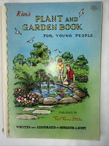 VINTAGE 1980 RED FARM STUDIO YOUNG PEOPLE KIM'S PLANT & GARDEN BOOK 1st Edition - Picture 1 of 7