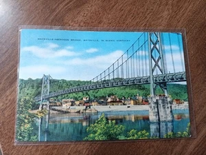 Postal de colección Maysville-Aberdeen Bridge KY - Imagen 1 de 2