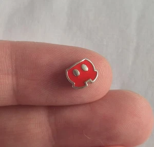 Genuine Pandora Retired Silver Disney Mickey Mouse Petite Floating Locket Charm - Picture 1 of 4