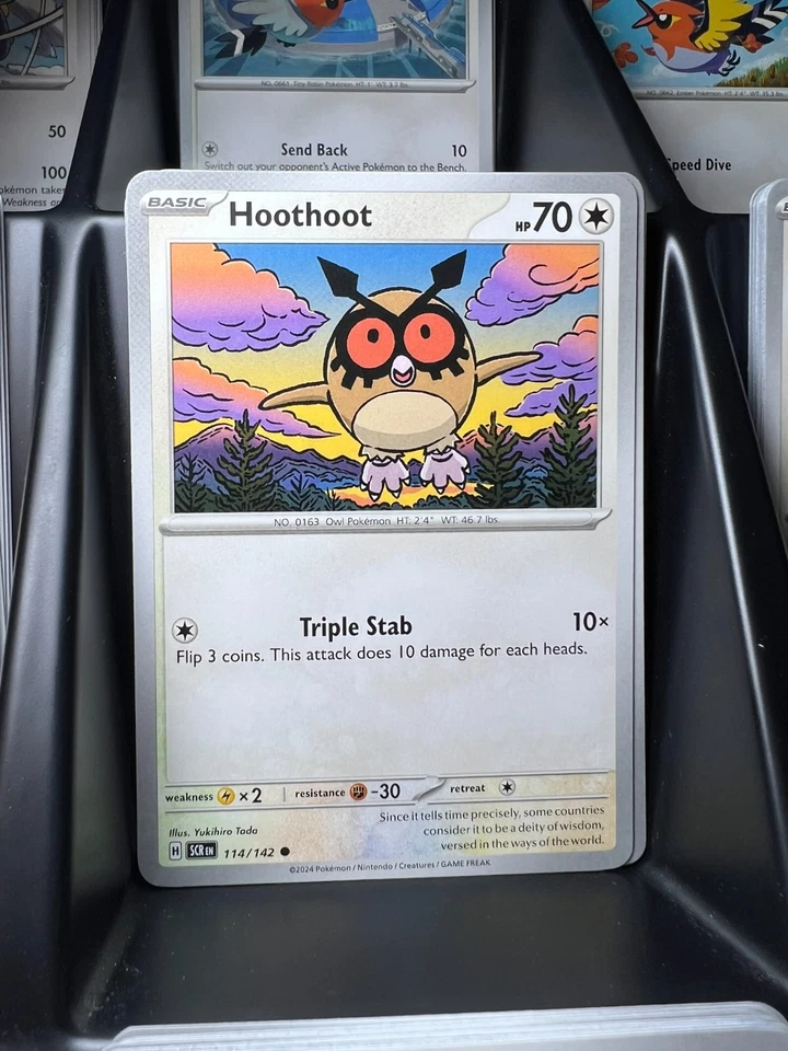 Hoothoot 114/142 Sv07: Stellar Crown Regular - Image 1 of 1