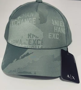 Sombrero trasero a presión con logotipo Armani Exchange AX para hombre - Imagen 1 de 5