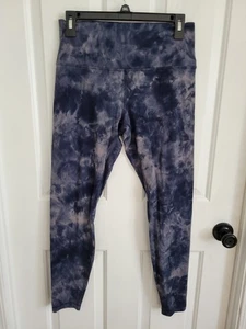 Lululemon Align Leggings Womens 10 Blue Tie Dye High Rise Yoga Pants - Picture 1 of 3
