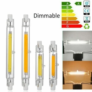 R7S 15W 30W LED COB Glass Replace 118mm 78mm  Halogen Lamp Dimmable 110V/220V - Picture 1 of 14