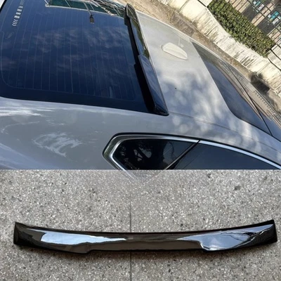 1 pieza para Volvo S90 2017-2024 negro brillante techo alerón ala borde labio D Foto 1 de 4