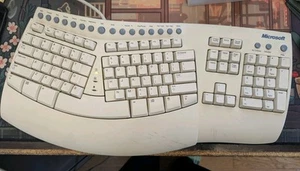 Microsoft Natural Keyboard Pro Ergonomic Vintage *Tested And Working* - Zdjęcie 1 z 3