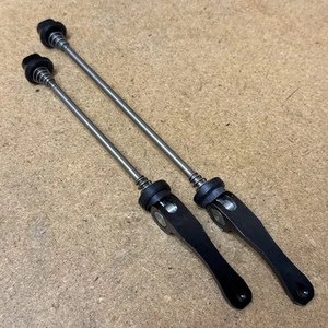 Vintage Control Tech Titanium Skewer Set 1990’s Retro MTB - Black Ti Skewers - Picture 1 of 8