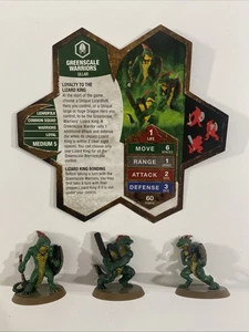 Greenscale Warriors Heroscape Figuren & Karten Champions Of The Forgotten Realms - Bild 1 von 2