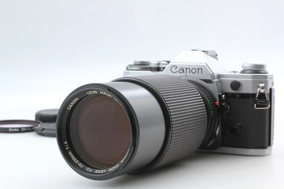 [Near MINT] Canon AE-1 35mm SLR Film Camera New FD 70-200mm f4 Lens From JAPAN - image 1 of 4