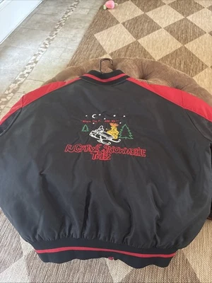 复古 Maxim Wear 雅马哈雪地摩托车滑雪夹克黑色大号 Fugarwe Tribe Insul — 第 1/4 张图片