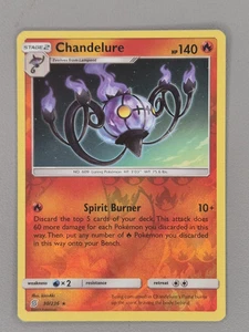 Pokemon TCG Chandelure 30/236 Card Unified Minds Reverse Holo Rare Mint - Picture 1 of 3