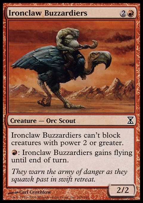 Ironclaw Buzzardiers - Time Spiral #165/301 MTG Magic The Gathering - Image 1 of 1