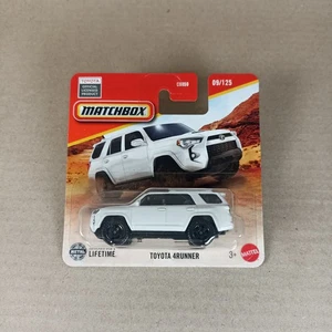 2025 Matchbox Toyota 4Runner White #9 Short Card - Picture 1 of 3