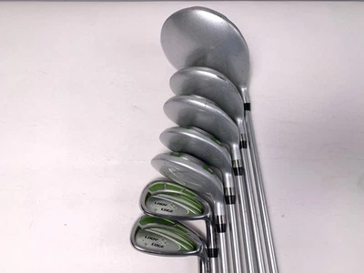 Tour Edge Lady Edge Club Set Driver 3W 5W 6H 7H 8 9 Lady Edge Damas Grafito Derecha Foto 1 de 4