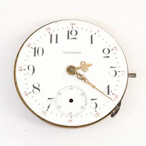 Waltham 18 Size Pocket Watch Movement - CH344 - Picture 1 of 3