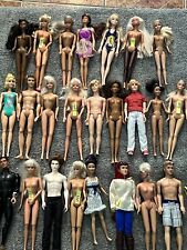 Vintage 1980s -1990s Barbie & Ken Dolls Lot Of Lot Of 24 F48