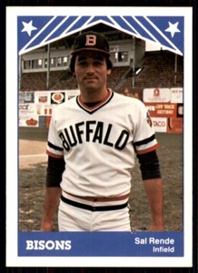 1983 TCMA Buffalo Bisons Sal Rende Buffalo Bisons #13