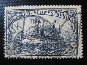 SOUTHWEST AFRICA GERMAN COLONY Mi. #22 scarce used stamp! CV $72.00 - Bild 1 von 2