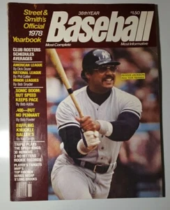 Reggie Jackson Cover 1978 Magazine Street & Smiths Official Yearbook ~Good Cond. - Picture 1 of 6