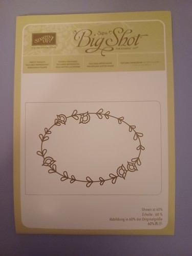 Stampin Up Big Shot Sizzix Textured Impressions Embossing folder Pretty ...