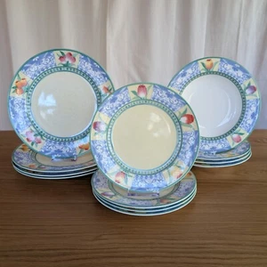 Villeroy & Boch Perugia 12-teiliges Geschirrset - Luxembourg Made - Tulpenmuster - Bild 1 von 8