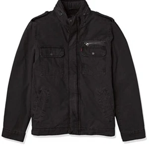 XL Levi's Men's Military Classic Jacket BNWTS $180 Black - Picture 1 of 13