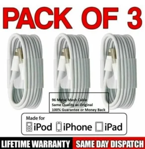 iPhone Charger Fast Cable For Apple USB Lead 5 6 7 8 X XS XR SE 11 12 Pro + - Picture 1 of 11