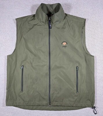 Chaleco cortavientos de golf Tommy Hilfiger de colección para hombre talla XL verde campo de golf Kiawah Foto 1 de 4