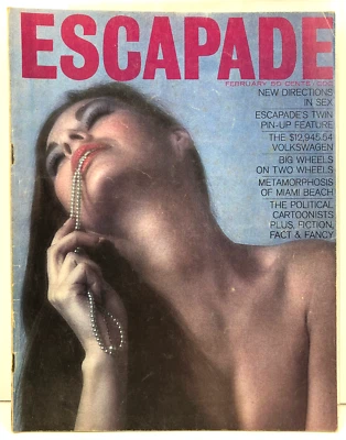 February 1964 Escapade Men's Magazine Pinups Fiction Miami Beach Vol 9 No 2 Foto 1 de 4
