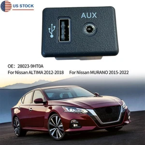 Audio AUX Socket Plug Connector USB Port For Nissan Altima Murano 28023-9HT0A F - Bild 1 von 5
