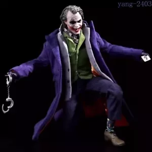 Figura Joker Heath Ledger 1/6 Estatua 30 cm Hecha a Mano Batman Caballero Oscuro Modelo SHF - Imagen 1 de 16