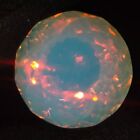 74.95 CT Naturel Bleu Opale Rond à Facettes Certifié non Traité Superbes Gemme