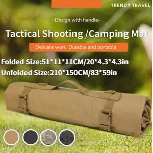 Waterproof Tactical Outdoor Shooting Mat Portable Foldable Camping Mat 150*210CM - Foto 1 di 21