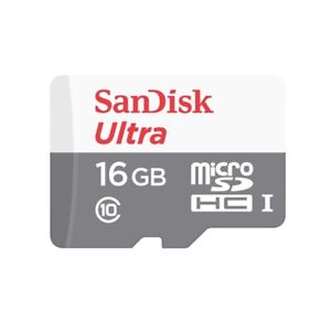 SanDisk Ultra 16GB microSD SDXC SDHC Flash Card TF Class 10 UHS-1 SDSQUNS-016G