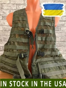 Original Russian Army Load Carrying MOLLE Vest 6SH117 (6Ш117) - Ratnik Camo EMR - Picture 1 of 11